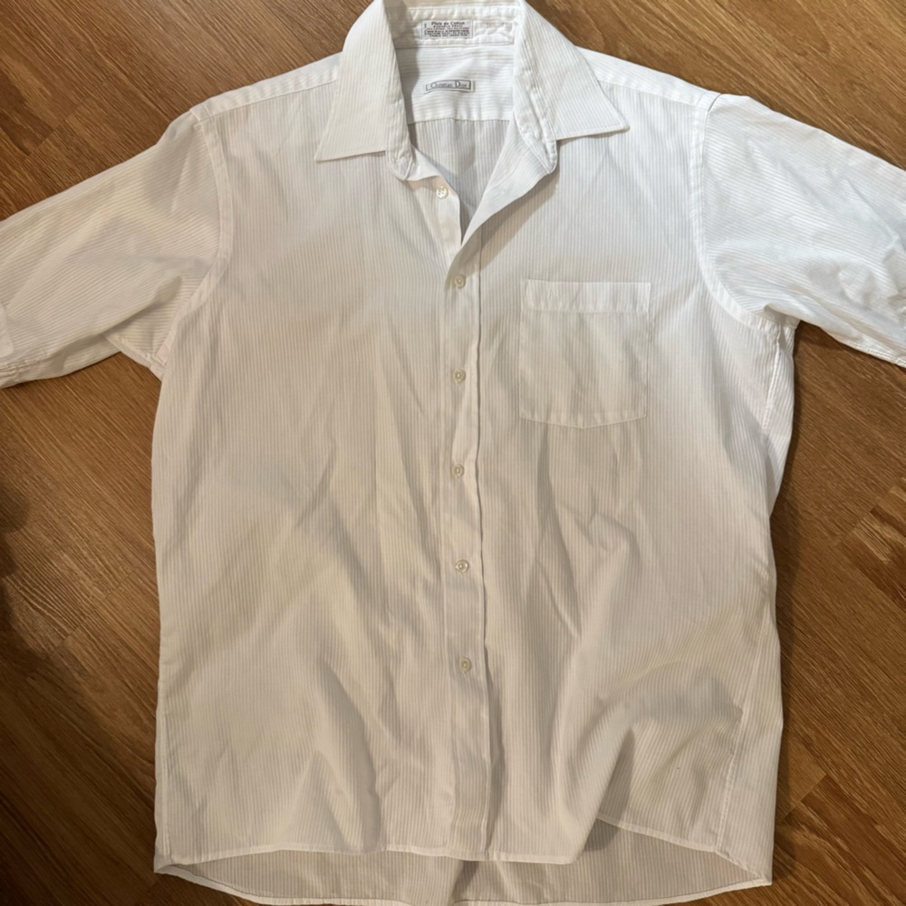 Dior Cream Striped Shirt